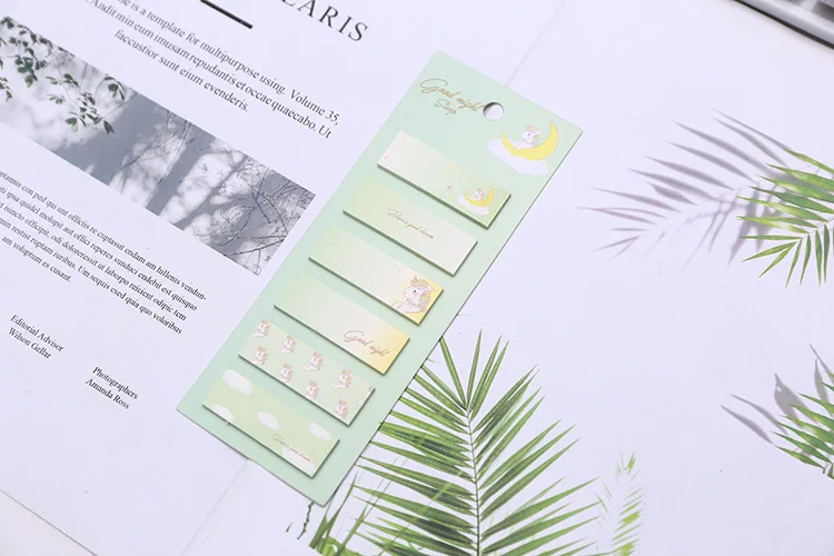 Coulrful сладкий Единорог Блокнот N Times Sticky Notes Escolar Papelaria наклейка-закладка для школьных принадлежностей
