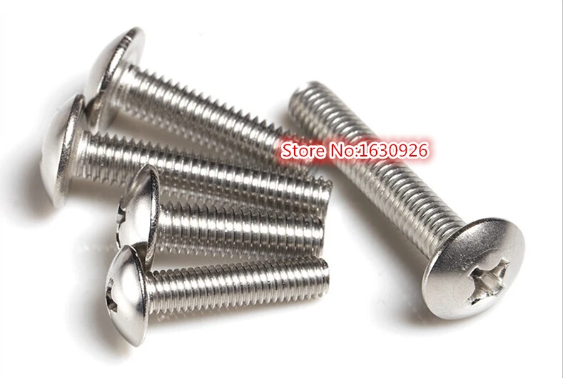 Free Shipping 50pcs/Lot M4x40 mm M4*40 304 Stainless Steel flat head cross Truss screw | Обустройство дома