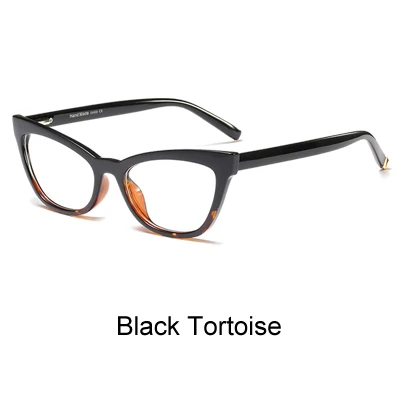 Black Tortoise Ralferty, кошачий глаз, очки для женщин, Ретро стиль, прозрачная, близорукость, оптическая оправа, очки,, очки, oculo de grau, F95175 - Цвет оправы: Black Tortoise