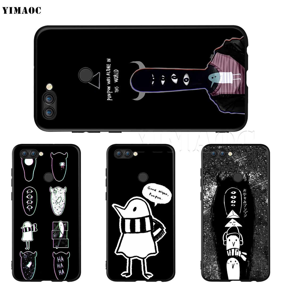 Силиконовый чехол YIMAOC Goodnight Punpun для Huawei Honor 6a 7a 7c 7x8 9 10 Lite Pro Y6 Prime 2018 2017|Бамперы| |