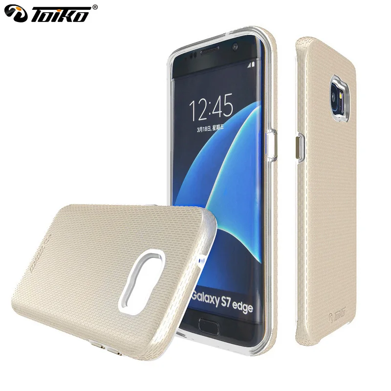Мобильные чехлы TOIKO X Guard для samsung Galaxy S7 Edge задняя крышка ударопрочный двухслойный ПК TPU бампер аксессуары для телефонов оболочка