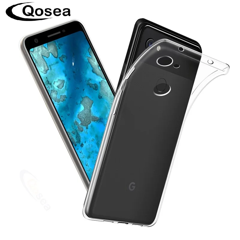 Qosea For Google Pixel 3a Case Shockproof Clear Slim Silicone Phone TPU 2 3 XL Protective Back Capa Cover | Мобильные телефоны и