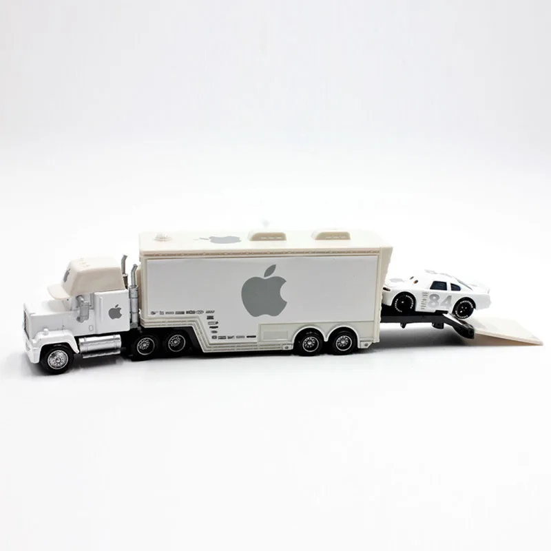 Машинки Disney Pixar Тачки 2 шт./лот литые модели автомобилей Apple Mack дядя грузовик и 84