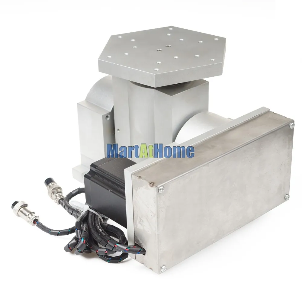 CNC роторная ось Indexer стол A B 4 я и 5 с 57 шаговым двигателем 2.2N.m для DIY машины # SM405|cnc