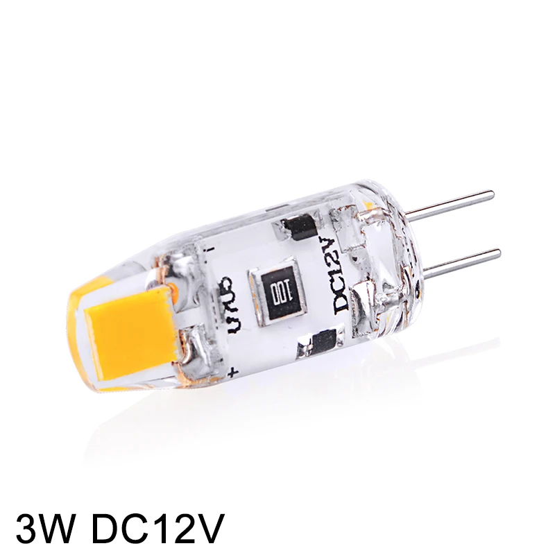 Светодиодная лампа G4 6 шт./лот 3 Вт 12 в пост. Тока|led bulb|cob led bulblight for |