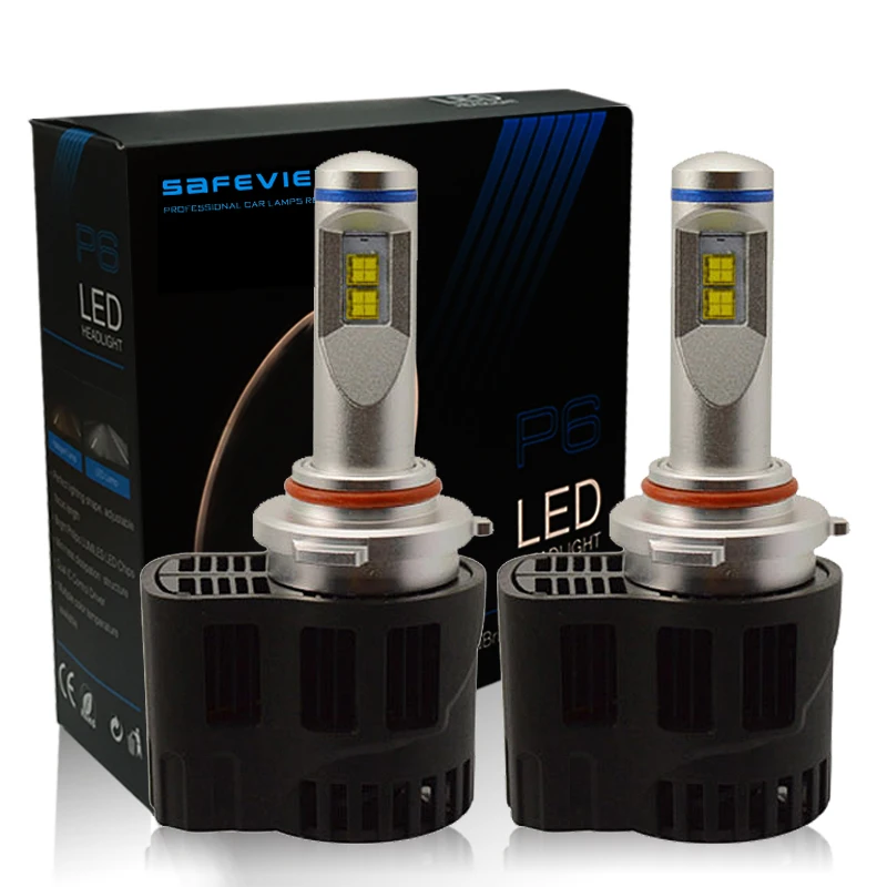 SAFEVIEW 55W 5200LM HB4 9006 светодиодный фонарь для автомобильных фар HB3 9005 CANBUS комплекты для преобразования света автозапчасти светодиодная фара автостайлинг