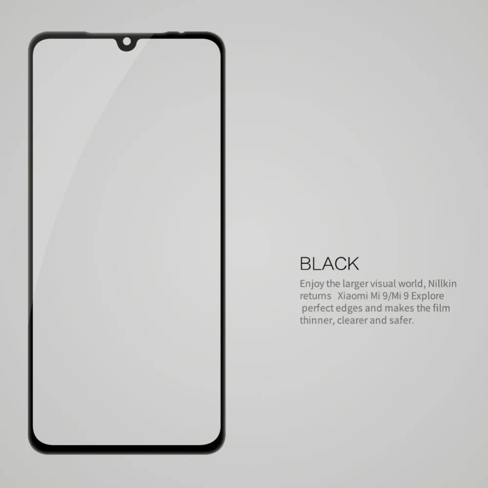 Стекло для Xiaomi Mi 9 Mi9 Nillkin CP + Полное покрытие M9 закаленное стекло Защита экрана