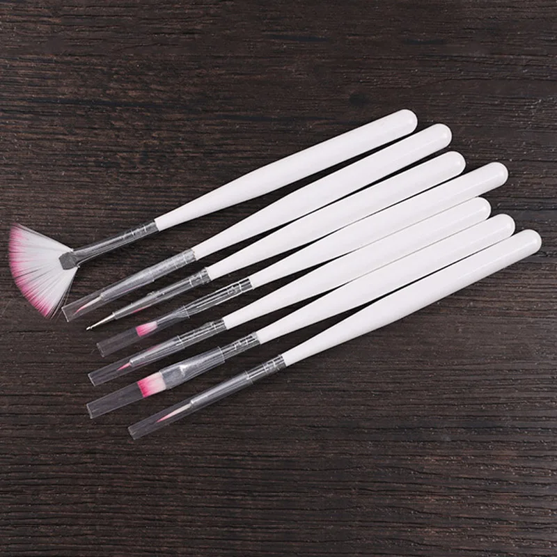 Ногтей Pen 7 Наборы резные цветочный Рисунок цветок перо 7 шт набор Nail Art Pen Картина