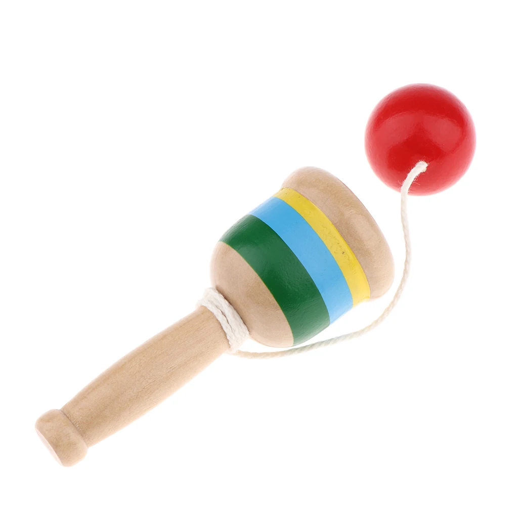 Традиционный Kendama Кубок и мяч игра японский бросок ловля мяча Забавный воздушный