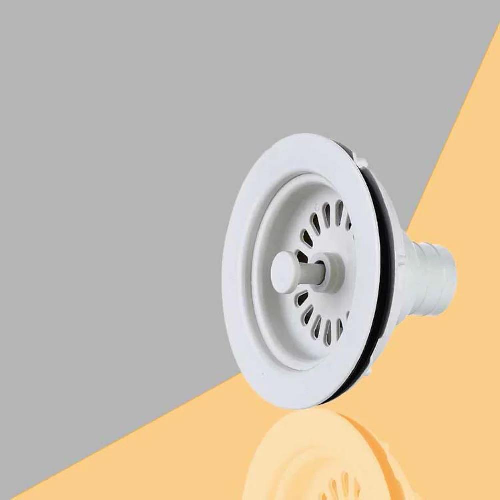 

1PC Kitchen Sink Basket Strainer Waste Plastic Plug Fitting 108mm