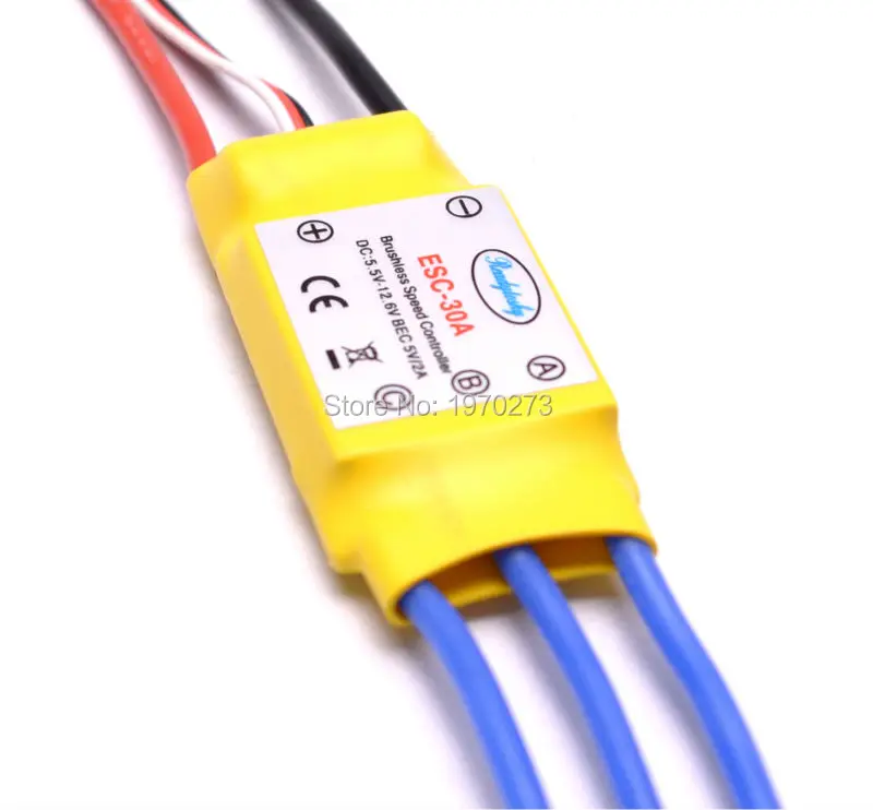 Новинка 30A бесщеточный вертолет 450 Стандартный контроллер скорости RC ESC|esc for rc car|esc