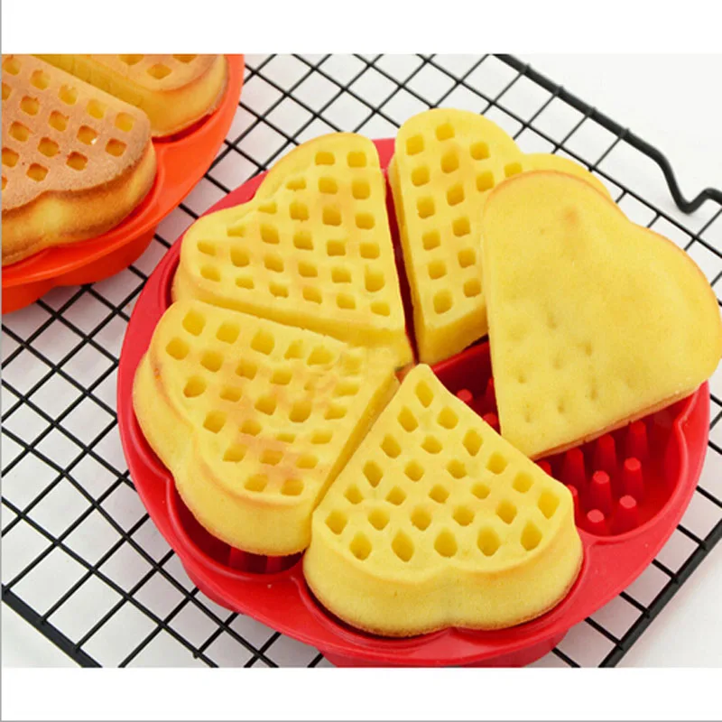 1 шт. круглый силиконовые формы вафельный Форма шоколада Мыло украшения торта