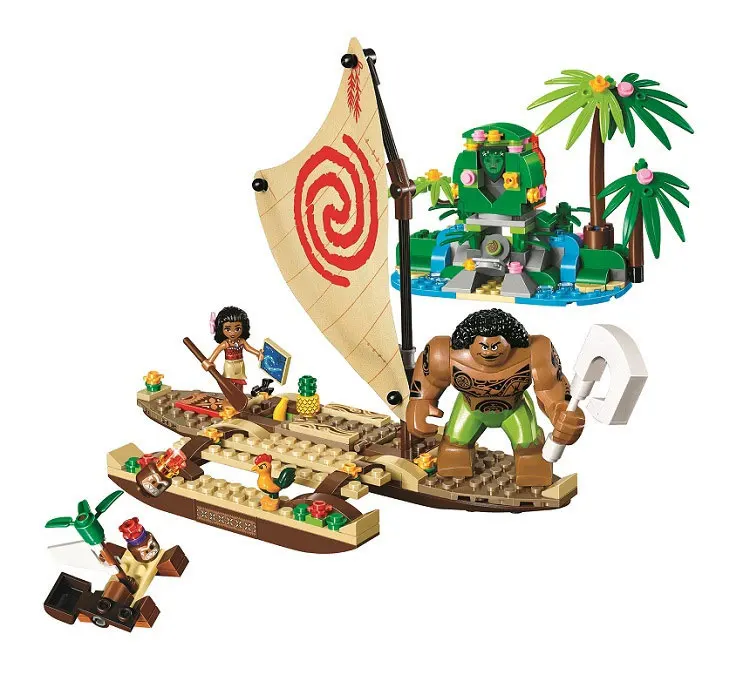 Princess Moana's Ocean Voyage 10663 Bela Moana Toy Compatible Legoings 41150 Building Toys Blocks Set(309 Pieces) | Игрушки и хобби