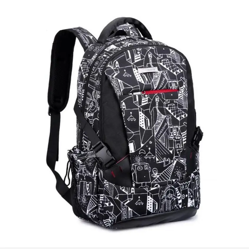 Модный прочный рюкзак для ноутбуков с usb портом зарядки водостойкий школьный