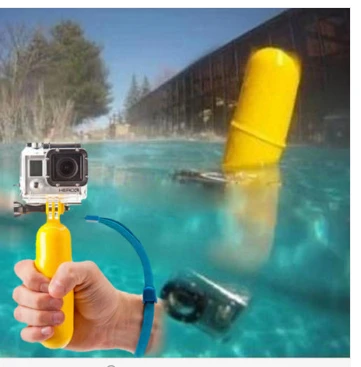 Желтая вода плавающая ручка Ручка Крепление поплавок аксессуар для Gopro Hero 4/3 +/3/2/1