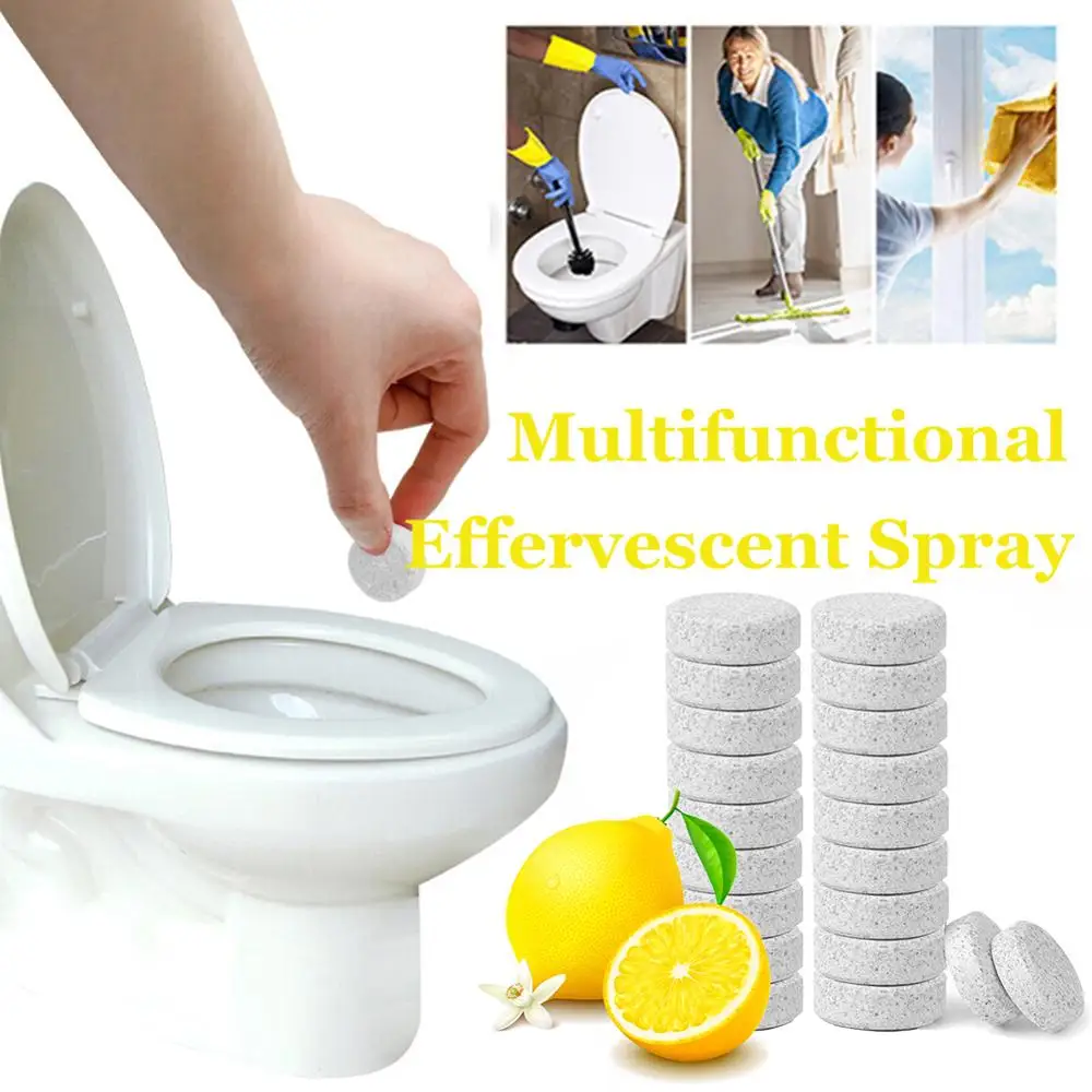10/20PCS Multifunctional Effervescent Spray Cleaner Tablets Home Glass Concentrate Toilet Floor kitchenware | Дом и сад