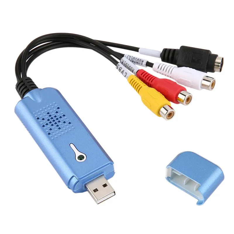 USB 2 0 Видео Аудио карта захвата адаптер Портативный VHS DC60 DVD видео конвертер ТВ