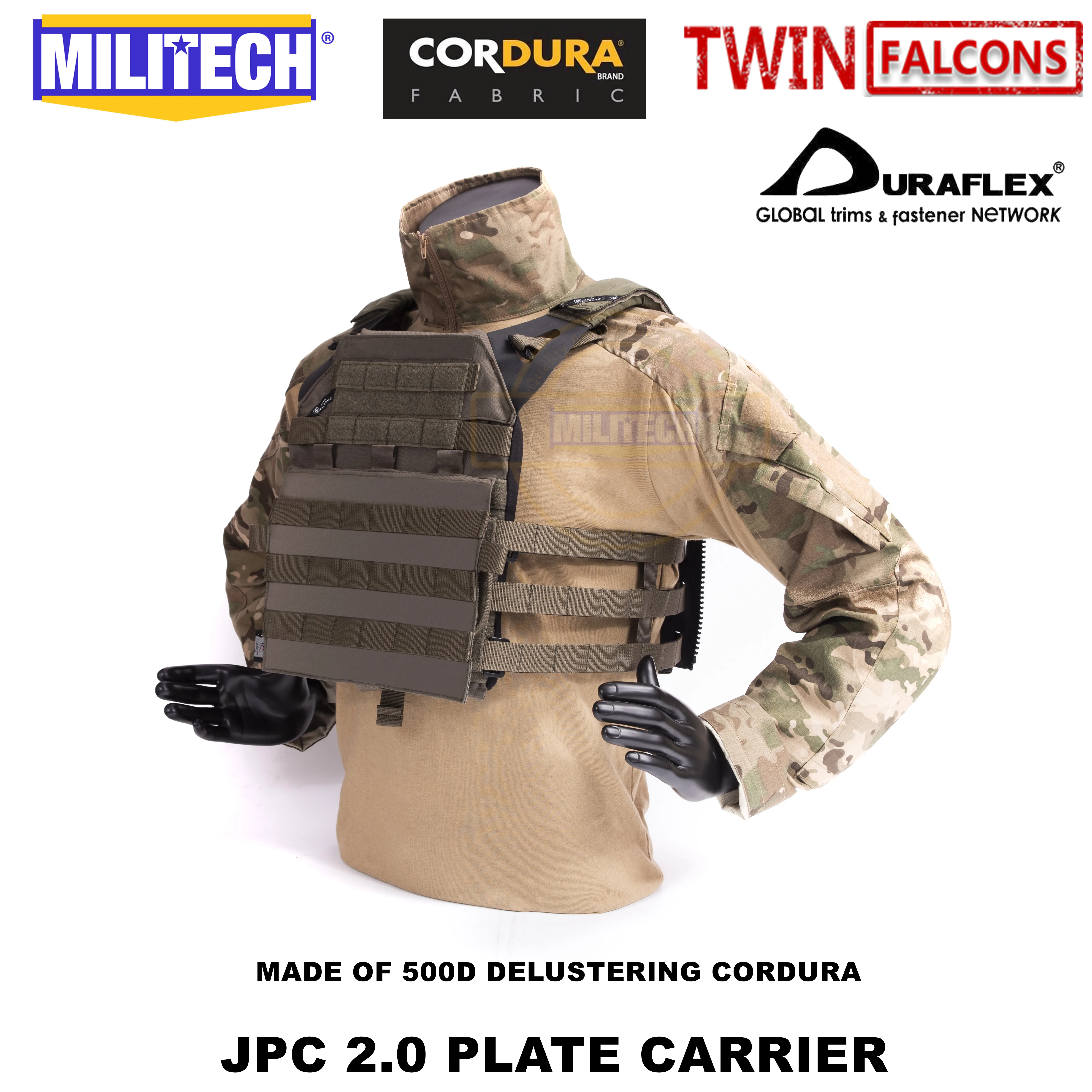 MILITECH TW twinfalcon JPC 2 0 прыгающая площадка военного назначения 500D Cordura Molle военный
