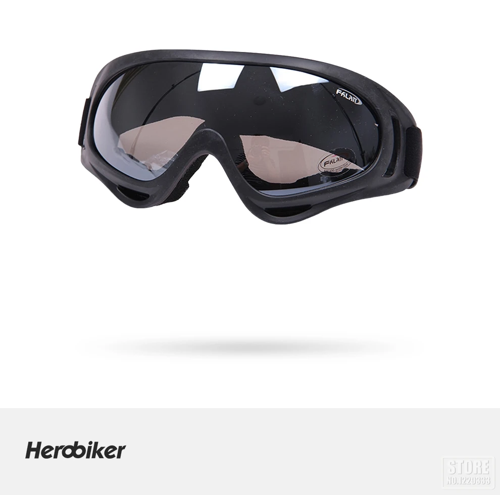 HEROBIKER мотоциклетная маска, маска для лица, Балаклава, лыжные очки, для улицы, байкера, велосипеда, велосипедная маска для лица, мотоцикл+ красочные очки