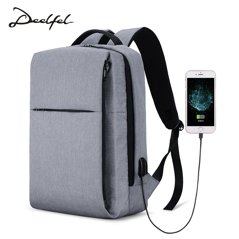 DEELFEL Backpack For Men Multifunction USB Charging Port 15 inch Laptop Mochila Anti theft Waterproof Travel Bags | Багаж и сумки