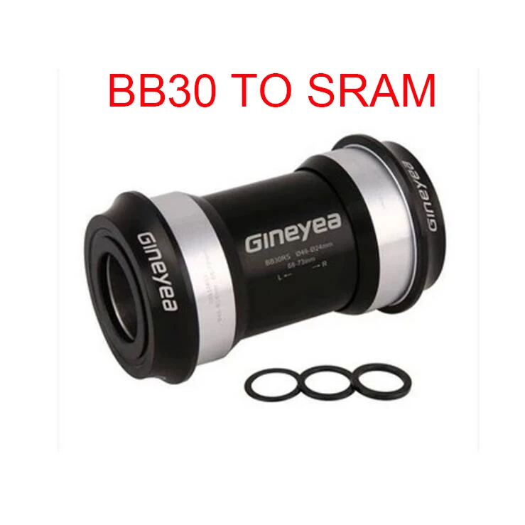 bbsulian GINEYEA PF30 BB30 прессованный Нижний Кронштейн для велосипеда 145g 7075AL CNC ось велосипеда GXP 24 мм/22 мм sram pedalier bicicletas Сверхлегкий - Цвет: bbsulian