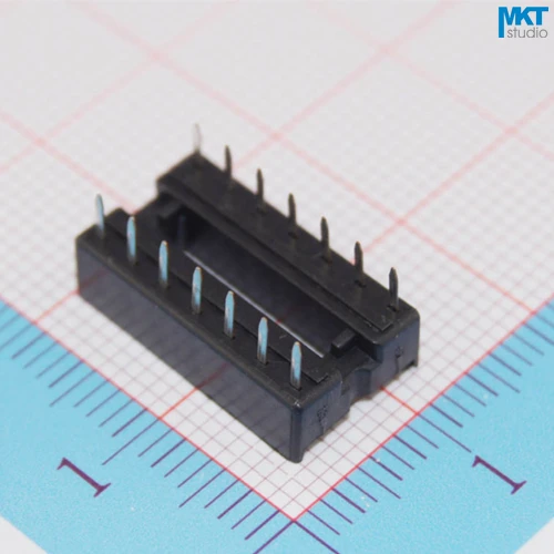 34 шт. 2 54 мм Шаг 2x7P 14P IC DIP14 гнездо держатель | Обустройство дома
