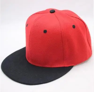 Full Close Hip Hop Cap Blank Whole Closure Women Men's leisure Flat Brim Bill Hip Hop Baseball Cap Snapback Hat - Цвет: 3
