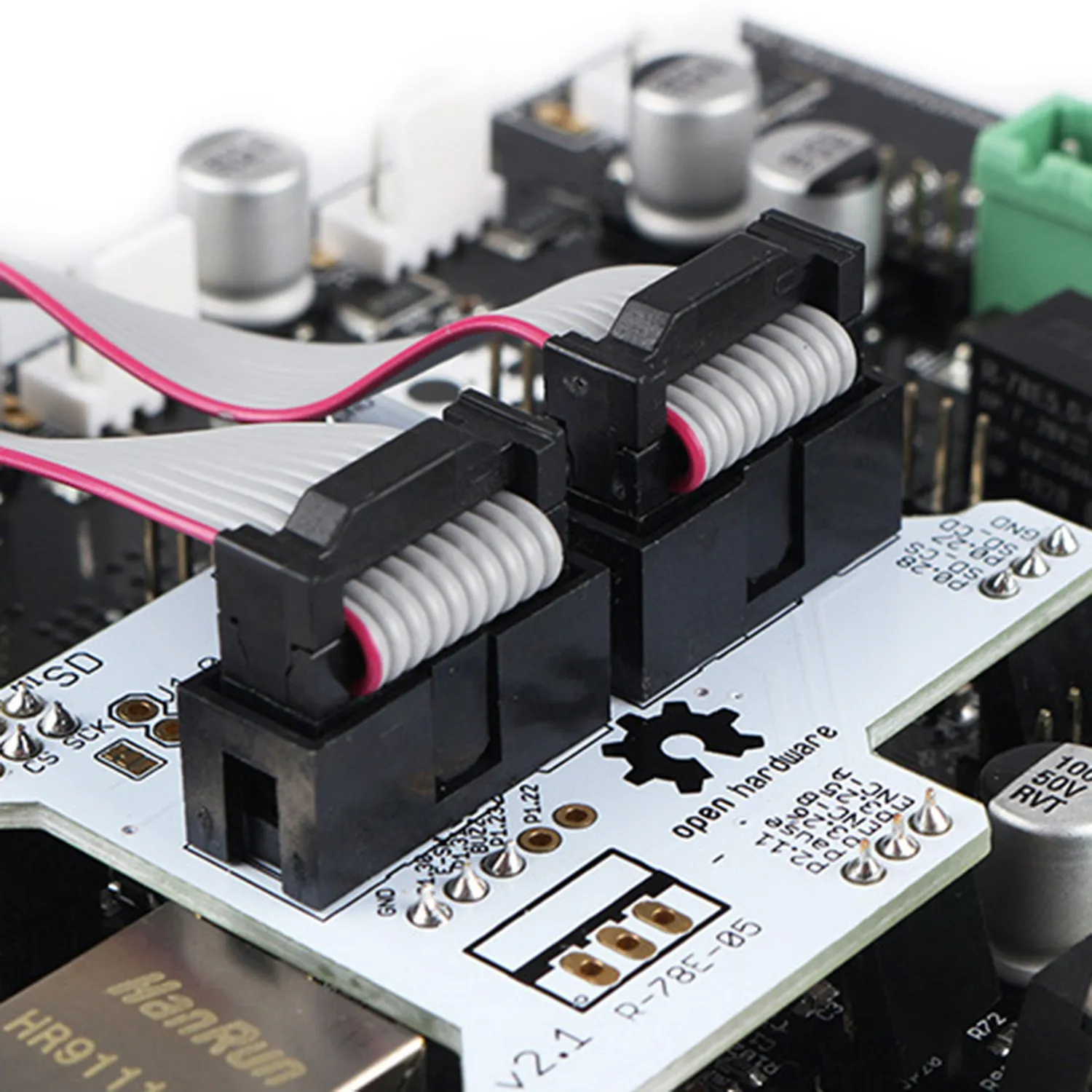 3D-принтер Smoothieboard 5X V1.1+ 12864 ЖК-дисплей комплект с адаптерной пластиной-SCL