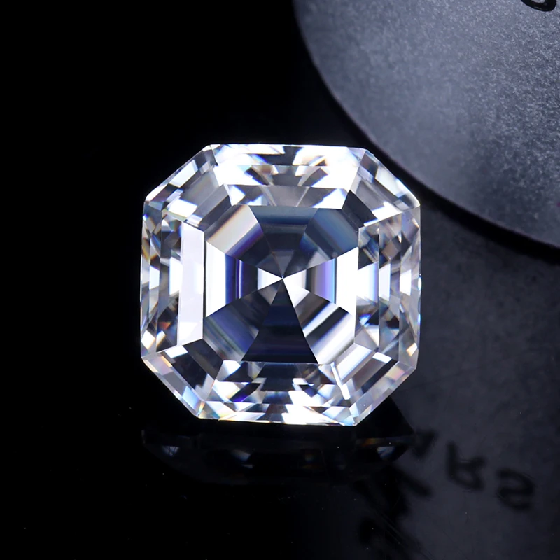 Starszuan 1ct 6*6 мм EF VVS камни asscher cut Moissanite для помолвки кольца Moissanite|Бусины| |