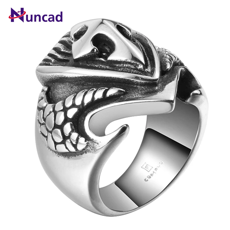 Крест щит Мода ретро мужское кольцо из нержавеющей стали anello uomo Bague Homme