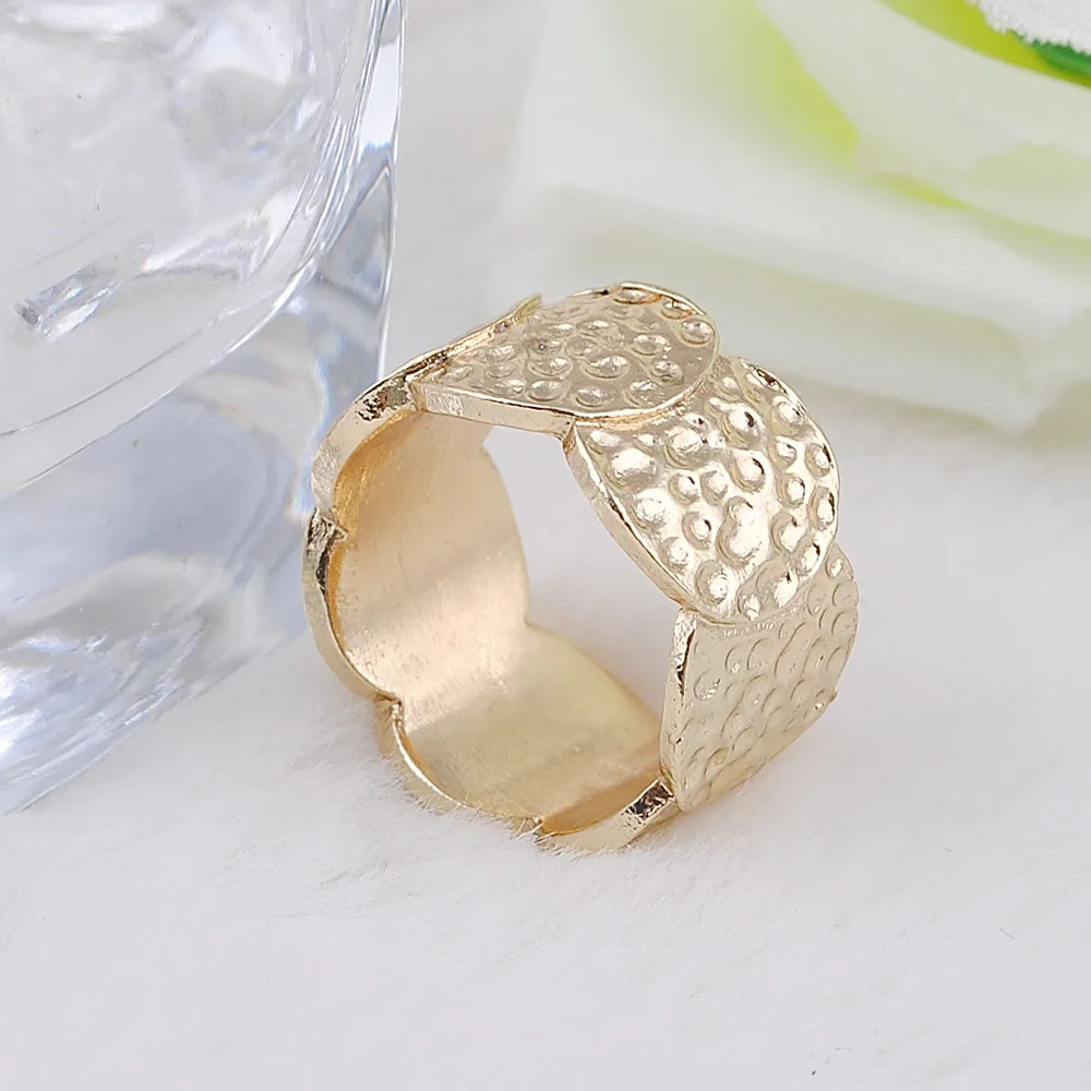 Золотые мужские/женские мужские кольца-знаки золотого цвета с желобом и цинковым