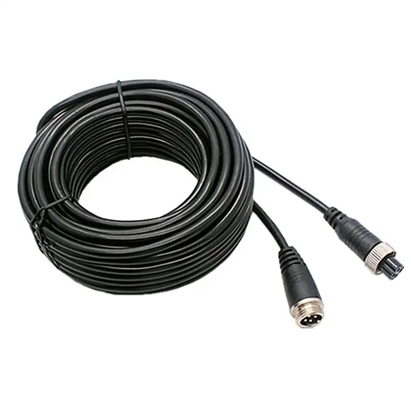 

1M/3M/5M/10M/15M/20M 4 PIN Aviation Connector Video and Audio Cable,,Professional 4PIN Aviation Extend Cable for CCTV Camera/DVR