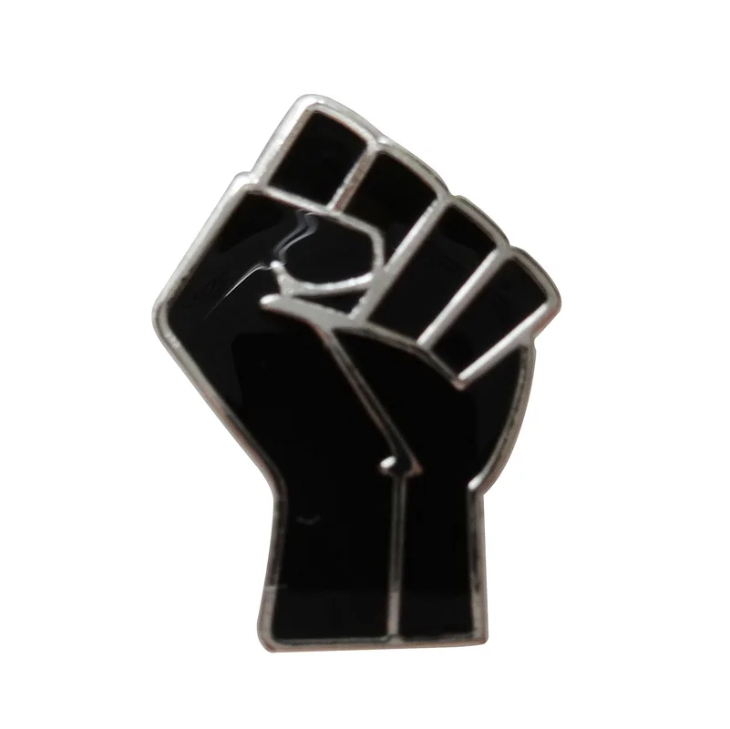 Металлический значок на лацкан в виде кулака (30 шт./лот)| |