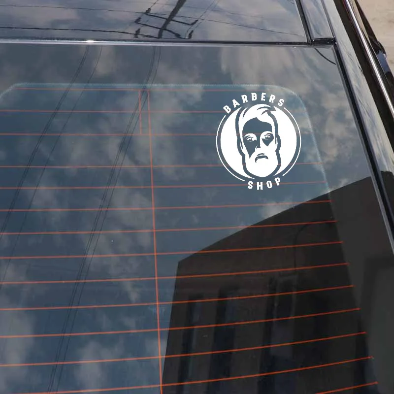 YJZT 12.3CM*14.1CM Hair Stylist Salon Hairdresser Barber Shop Vinyl Car Sticker C22-0179 | Автомобили и мотоциклы