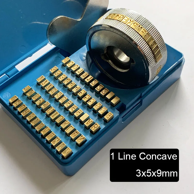 

Набор латунных букв для непрерывной запечатывающей машины