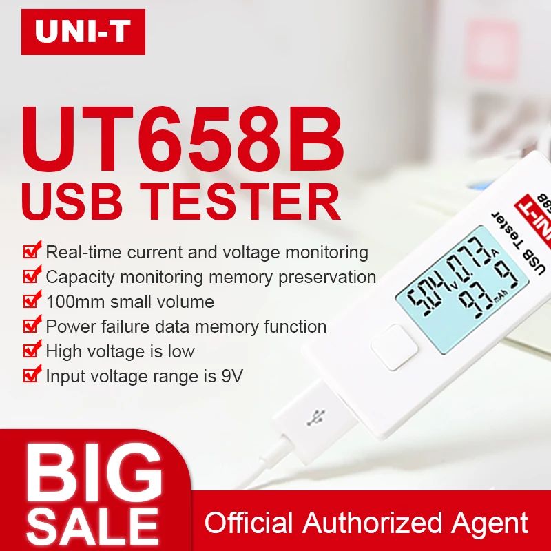 USB тестер устройство для измерения емкости и силы тока 9 в|Измерители напряжения| |