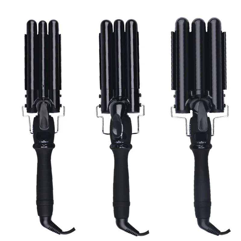 

Плойка для завивки волос Ckeyin, керамическая, с ЖК-дисплеем, 19 мм, 22 мм, 25 мм