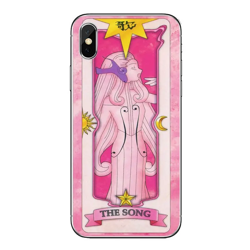 Чехол для мобильного телефона sakura card captor cardcaptor Voice Card Samsung Galaxy A5 A6 A7 A8 A9 J4 J5 J7 J8 2017 2018
