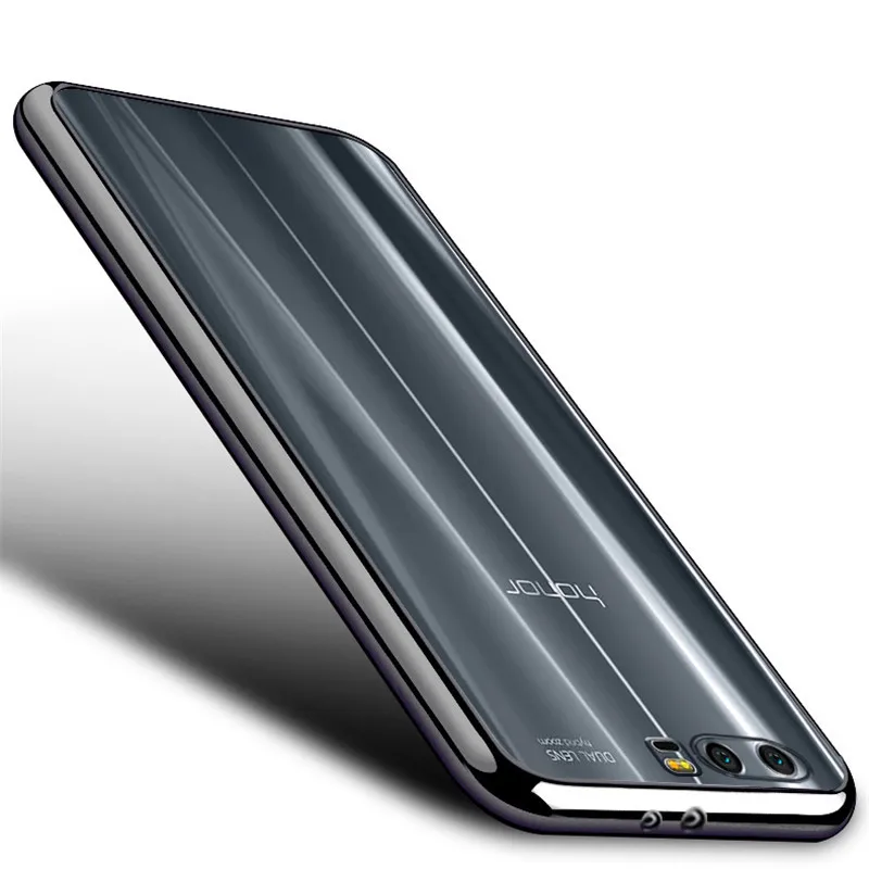 NFH роскошный покрытый ТПУ чехол для huawei Honor 9 10 Прозрачный Ультра Тонкий силиконовый чехол для huawei на Honor 9 10 lite чехол для телефона