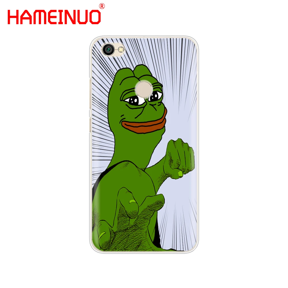 HAMEINUO Милые лягушка мем животных Забавный чехол Обложка Телефон для Xiaomi redmi 5 4 1 1 s 2 3 3 S pro PLUS redmi note 4 4X 4A 5A