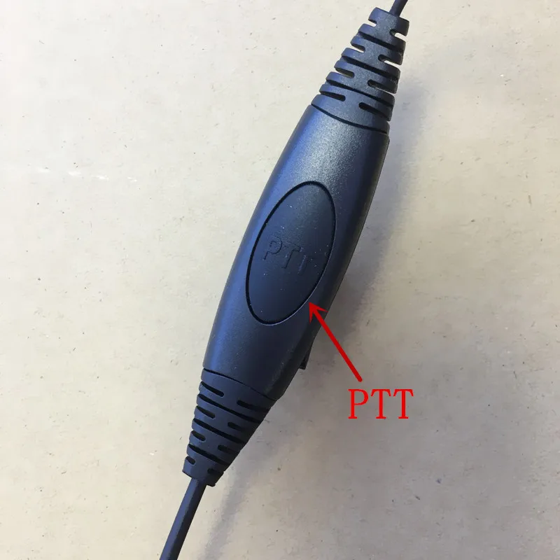 Модная крутая Ушная панель Заушник для наушников K 2 pin большой PTT Kenwood Baofeng Wouxun Puxing