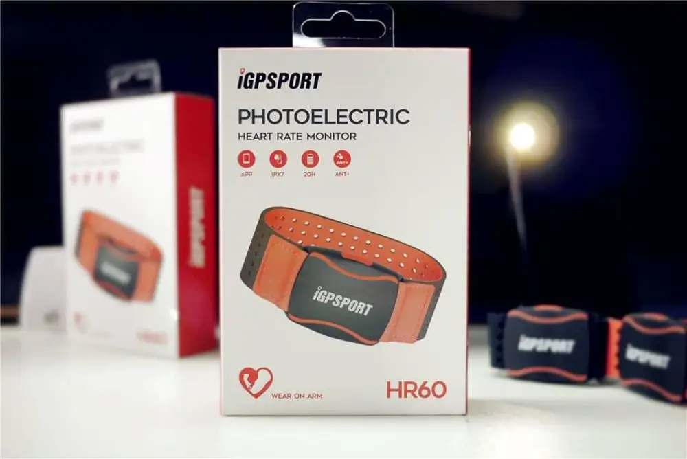 IGPSPORT HR60 монитор сердечного ритма рука фотоэлектрический монитор сердечного ритма светодиодный светильник предупреждение поддержка велосипедный компьютер и мобильное приложение