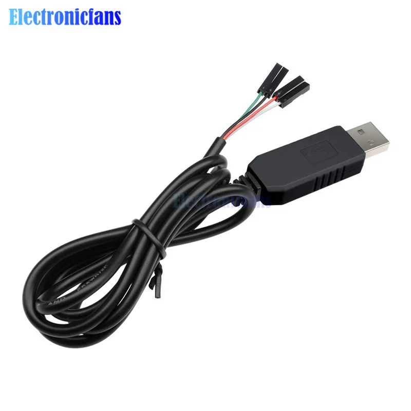 

PL2303 PL2303HX модуль кабеля TTL с USB на UART, 4 p 4-контактный конвертер RS232, модуль последовательного адаптера, конвертер PL2303HX