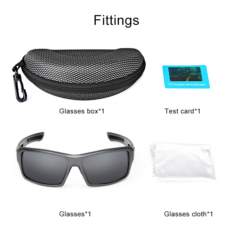 Outdoor Sport Sunglasses Polarized Men Cycling Eyewear Women Casual Square Frame Driving Fishing Bicycle MTB Bike Sun Glasses | Спорт и