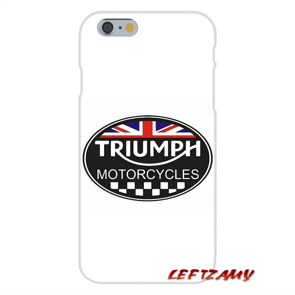 Для iPhone X XR XS MAX 4 4S 5 5S 5C SE 6 6S 7 8 Plus ipod touch Triumph аксессуары для мотоциклов чехлы