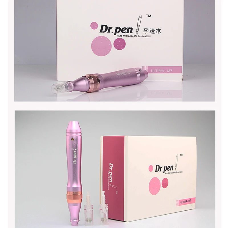 Dr. pen M7-C Авто иголка для кожи картриджи Проводной Электрический макияж татуировки Советы для Ultima микро система с иглой терапии