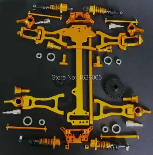 Wltoys A949 A959 A969 A979 K929 1/18 Запчасти для радиоуправляемых автомобилей золотистые