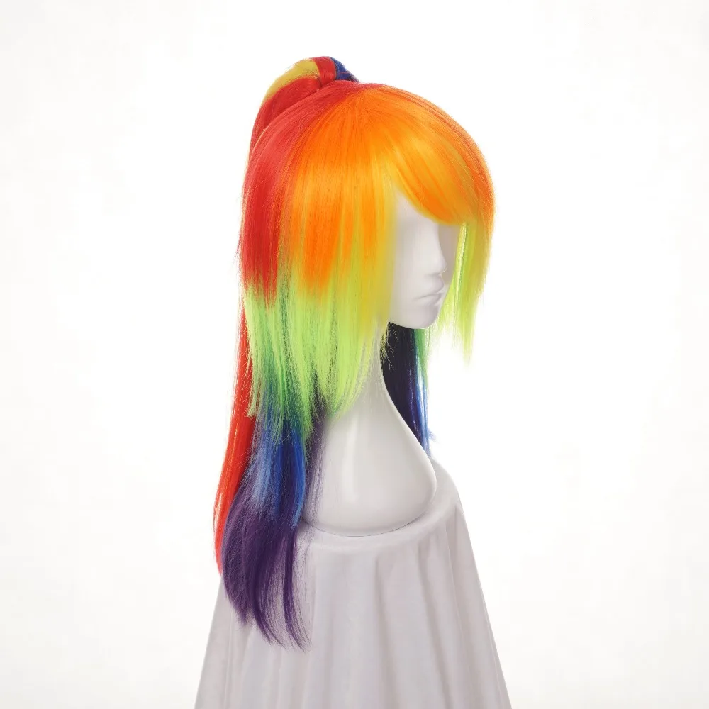 Ccutoo 65 см длинный прямой парик My Little Pony Mix с одним чипом синтетический для конского