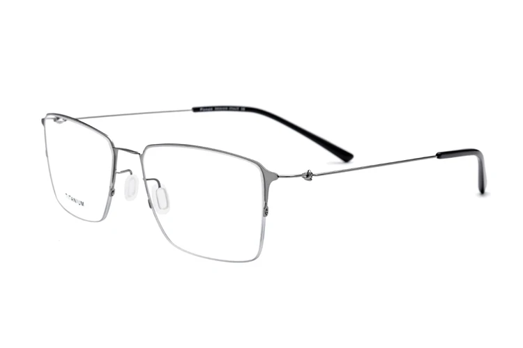 BR28611 Gray Титановые Безвинтовые очки, Корейская оправа для очков, мужские очки без оправы по рецепту, очки для близорукости, оптическая оправа Oculos De Grau Gafas - Цвет оправы: BR28611 Gray