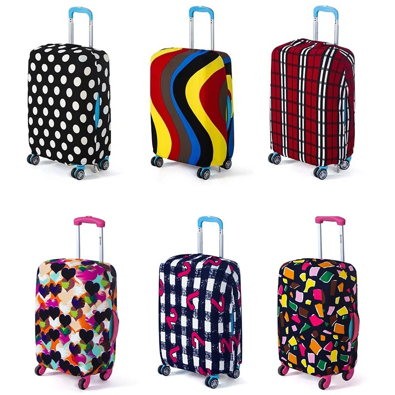 Пылезащитные Чехлы для багажа эластичные чемоданы на колесиках путешествий от